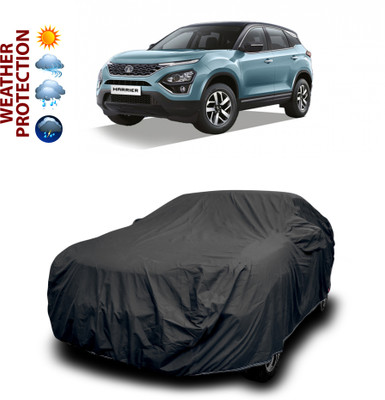 CODOKI Car Cover For Tata Harrier (With Mirror Pockets)(Black)