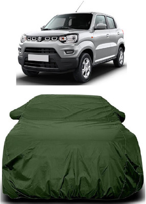 Autoprime Car Cover For Maruti Suzuki S-Presso Vxi Plus AMT (With Mirror Pockets)(Green)