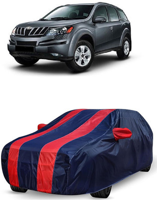 ANTOFY Car Cover For Mahindra XUV500 W8 2WD (With Mirror Pockets)(Red, Blue)