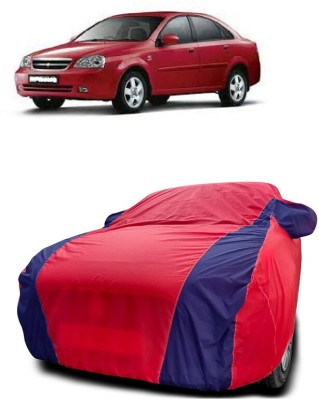 SUGASHRI Car Cover For Chevrolet Optra 1.8i 16V (With Mirror Pockets)(Red, Blue)