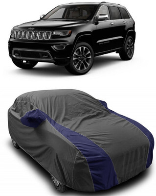 ANTOFY Car Cover For Jeep Grand Cherokee Limited 4X4 Diesel (With Mirror Pockets)(Grey, Blue)