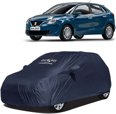 Kingsway Car Cover For Maruti Suzuki Baleno (With Mirror Pockets)(Grey, For 2015, 2016, 2017, 2018 Models)