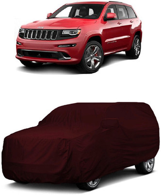 ANTOFY Car Cover For Jeep Grand Cherokee SRT 4X4 Petrol (With Mirror Pockets)(Maroon)