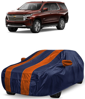 ANTOFY Car Cover For Chevrolet Tahoe 6.2L (With Mirror Pockets)(Orange, Blue)