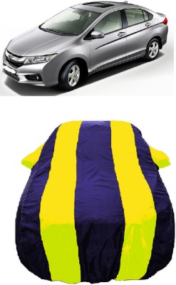 Wegather Car Cover For Honda City VX MT Petrol (With Mirror Pockets)(Yellow)