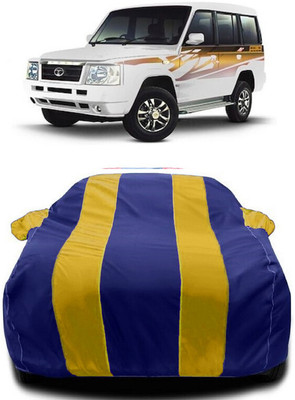 Autoprime Car Cover For Tata Sumo DX (With Mirror Pockets)(Yellow, Blue)