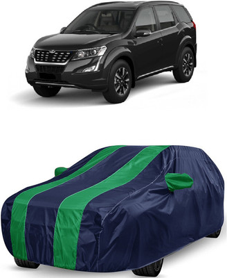 ANTOFY Car Cover For Mahindra XUV500 W9 AT Diesel (With Mirror Pockets)(Green, Blue)
