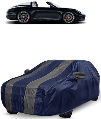 ANTOFY Car Cover For Porsche 911 Targa 4S (With Mirror Pockets)(Grey, Blue)