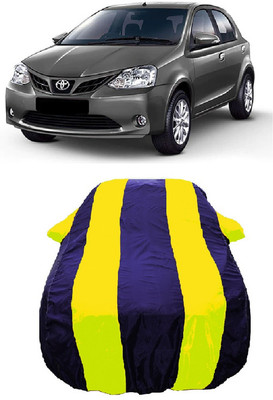 Wegather Car Cover For Toyota Etios Liva VXD Limited Edition Diesel (With Mirror Pockets)(Yellow)