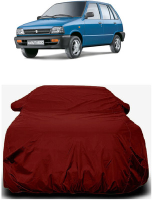 Autoprime Car Cover For Maruti 800 AC BSII (With Mirror Pockets)(Maroon)