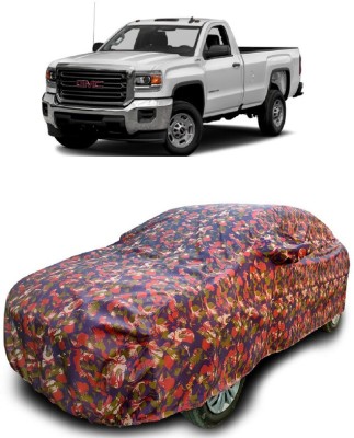 ANTOFY Car Cover For Chevrolet Silverado 6.0L (With Mirror Pockets)(Multicolor)