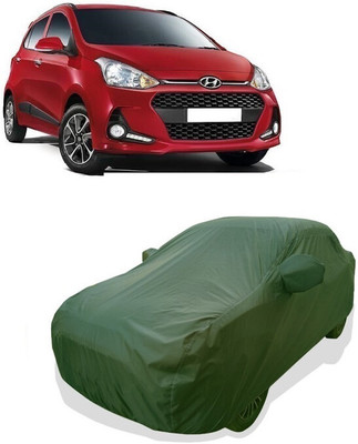 Tricway Car Cover For Hyundai i10 1.2L (With Mirror Pockets)(Green)