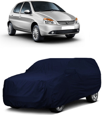 ANTOFY Car Cover For Tata Indica eV2 (With Mirror Pockets)(Blue)