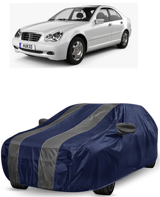 ANTOFY Car Cover For Mercedes Benz C-Class W203 (With Mirror Pockets)(Grey, Blue)