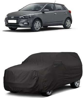 ANTOFY Car Cover For Hyundai Elite i20 Asta Option CVT Petrol (With Mirror Pockets)(Grey)