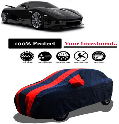 Amexride Car Cover For Koenigsegg CCR 4.6L V8 (With Mirror Pockets)(Red)