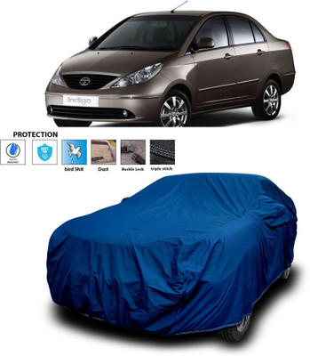 PAGORA Car Cover For Tata Indigo CS (With Mirror Pockets)(Blue)
