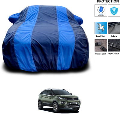 PAGORA Car Cover For Tata Nexon (With Mirror Pockets)(Blue)