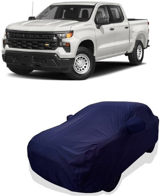 Tricway Car Cover For Chevrolet Silverado 5.3L (With Mirror Pockets)(Blue)