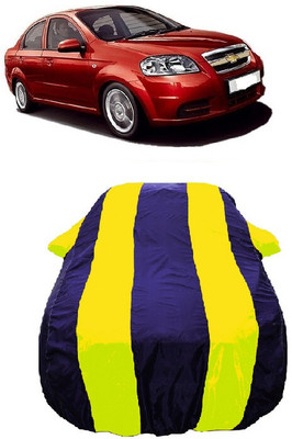 Wegather Car Cover For Chevrolet Aveo Parx Silver (With Mirror Pockets)(Yellow)
