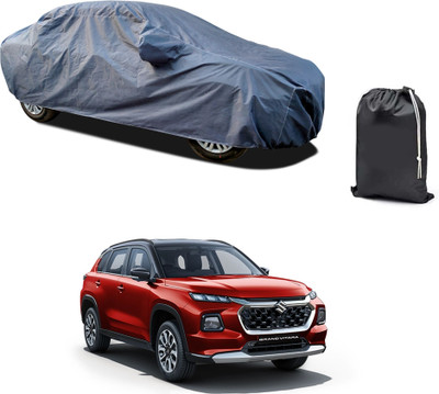 CODOKI Car Cover For Maruti Suzuki Grand Vitara (With Mirror Pockets)(Grey)