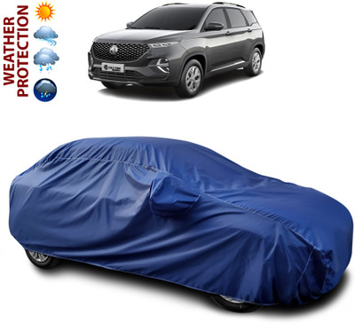 CODOKI Car Cover For MG Hector Plus (With Mirror Pockets)(Blue)