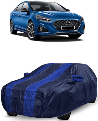 ANTOFY Car Cover For Hyundai Sonata LF3 Premium (With Mirror Pockets)(Blue, Blue)