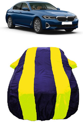 Wegather Car Cover For BMW 5 Series 520d Luxury Line (With Mirror Pockets)(Yellow)