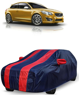 ANTOFY Car Cover For Volvo C30 Sports 1.6 (D) (With Mirror Pockets)(Red, Blue)