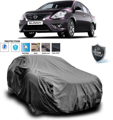 CODOKI Car Cover For Nissan Sunny (With Mirror Pockets)(Grey)