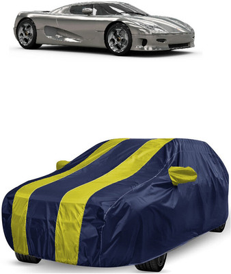 ANTOFY Car Cover For Koenigsegg CC8S 4.7L V8 (With Mirror Pockets)(Yellow, Blue)