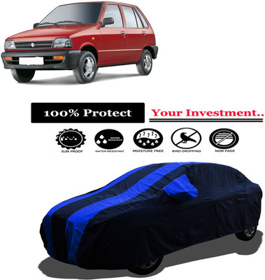 Amexride Car Cover For Maruti 800 MPFI 4 SPEED TIII (With Mirror Pockets)(Multicolor)