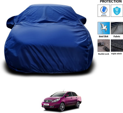 PAGORA Car Cover For Tata Manza (With Mirror Pockets)(Blue)