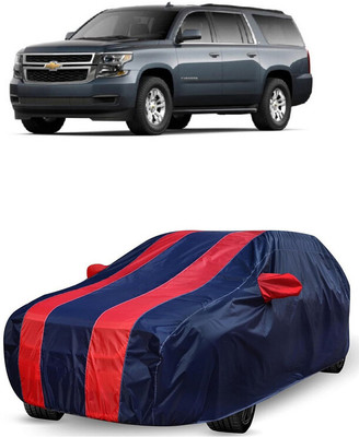 ANTOFY Car Cover For Chevrolet Tahoe 5.3L V8 (With Mirror Pockets)(Red, Blue)