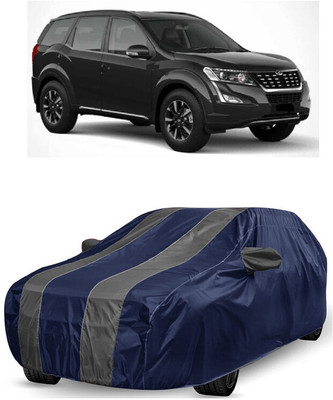 ANTOFY Car Cover For Mahindra XUV500 2020 (With Mirror Pockets)(Grey, Blue)