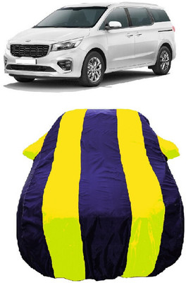 Wegather Car Cover For Kia Carnival Premium 8 STR Diesel (With Mirror Pockets)(Yellow)