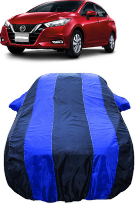 Wegather Car Cover For Nissan Almera S (With Mirror Pockets)(Blue)