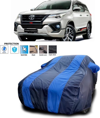 PAGORA Car Cover For Toyota New Fortuner (With Mirror Pockets)(Blue)