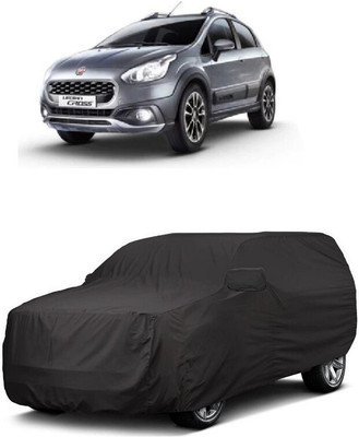 ANTOFY Car Cover For Fiat Avventura Urban Cross 1.4 T-Jet Emotion Petrol (With Mirror Pockets)(Grey)