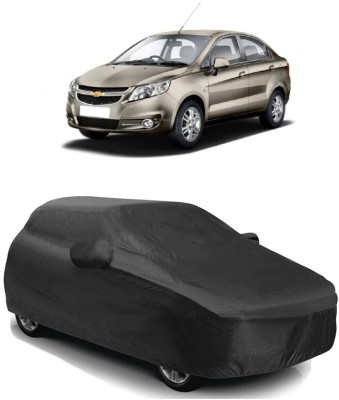 SUGASHRI Car Cover For Chevrolet Sail Sedan (With Mirror Pockets)(Grey)