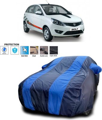 PAGORA Car Cover For Tata Bolt (With Mirror Pockets)(Blue)