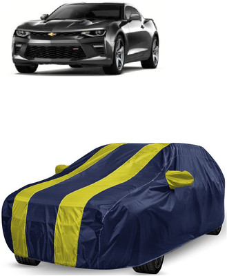 ANTOFY Car Cover For Chevrolet Camaro 6.2L (With Mirror Pockets)(Yellow, Blue)