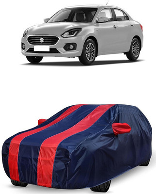 ANTOFY Car Cover For Maruti Suzuki Swift Dzire 1.3L (With Mirror Pockets)(Red, Blue)