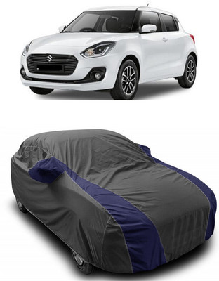 ANTOFY Car Cover For Maruti Suzuki Swift AMT ZDI Plus Diesel (With Mirror Pockets)(Grey, Blue)