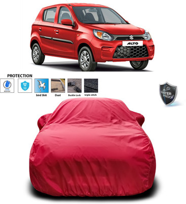CODOKI Car Cover For Maruti A-Star (With Mirror Pockets)(Maroon)