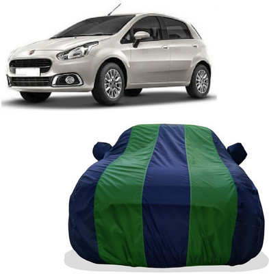 Tricway Car Cover For Fiat Punto Active 1.2L Fire (With Mirror Pockets)(Green)