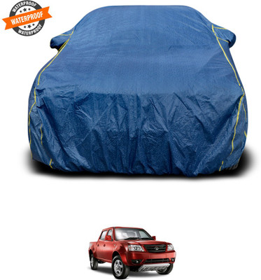 GOSHIV-car and bike accessories Car Cover For Tata Xenon (With Mirror Pockets)(Blue)