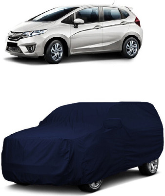ANTOFY Car Cover For Honda Jazz 1.5 VX i DTEC (With Mirror Pockets)(Blue)