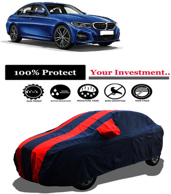 Amexride Car Cover For Mini Cooper 3 Series (With Mirror Pockets)(Red)
