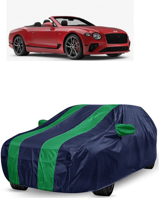 ANTOFY Car Cover For Bentley Continental GT V8 S Convertible Petrol (With Mirror Pockets)(Green, Blue)